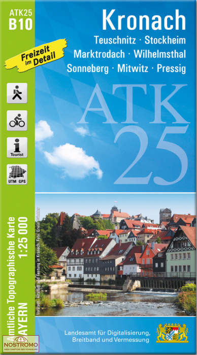 ATK25 - B10 KRONACH | LDBV hiking map