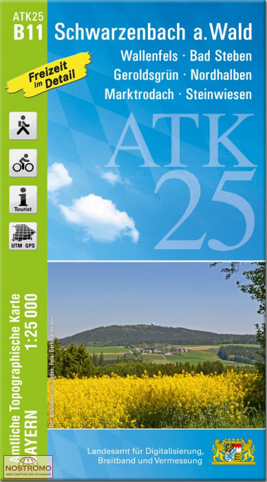 ATK25 - B11 SCHWARZENBACH AM WALD | LDBV hiking map