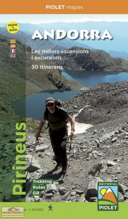 ANDORRA | Piolet hiking map