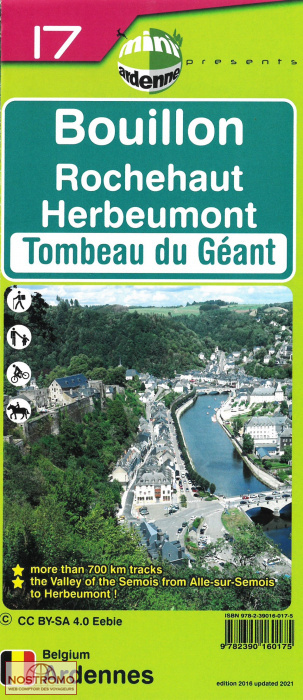 17 BOUILLON - ROCHEHAUT | carte de randonnée Mini-Ardenne