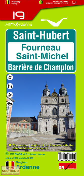 19 SAINT-HUBERT - FOURNEAU ST-MICHEL | carte de randonnée Mini-Ardenne