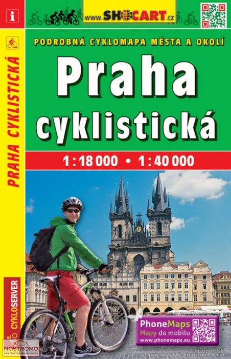 PRAGUE | carte de cyclotourisme Shocart