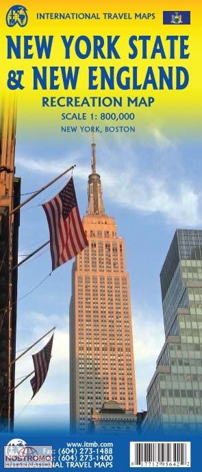 NEW YORK STATE AND NEW ENGLAND | ITMB travel map