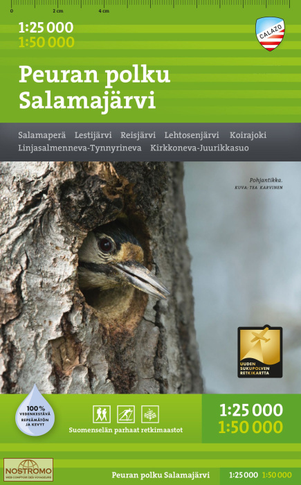 PEURAN POLKU - SALAMAJÄRVI | Calazo hiking map