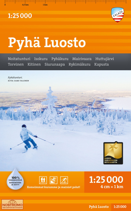 PYHÄ - LUOSTO | Calazo hiking map
