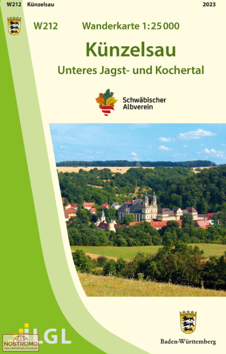 W212 KÜNZELSAU | LGL hiking map