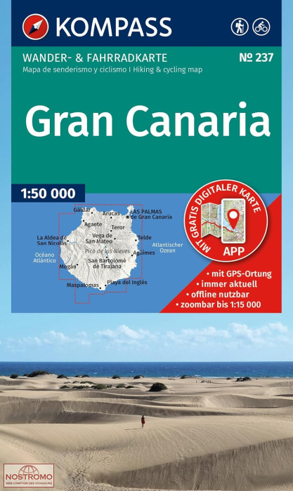 237 GRAN CANARIA | Kompass hiking map