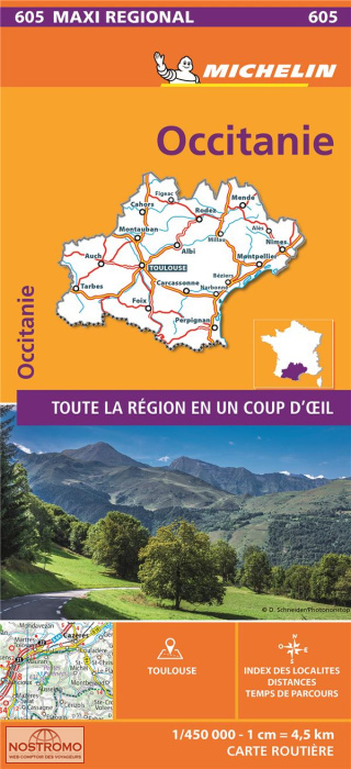 605 OCCITANIE | Michelin road map