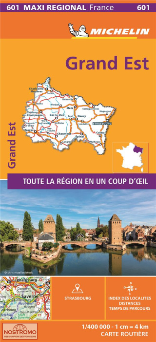 601 GRAND EST | Michelin road map