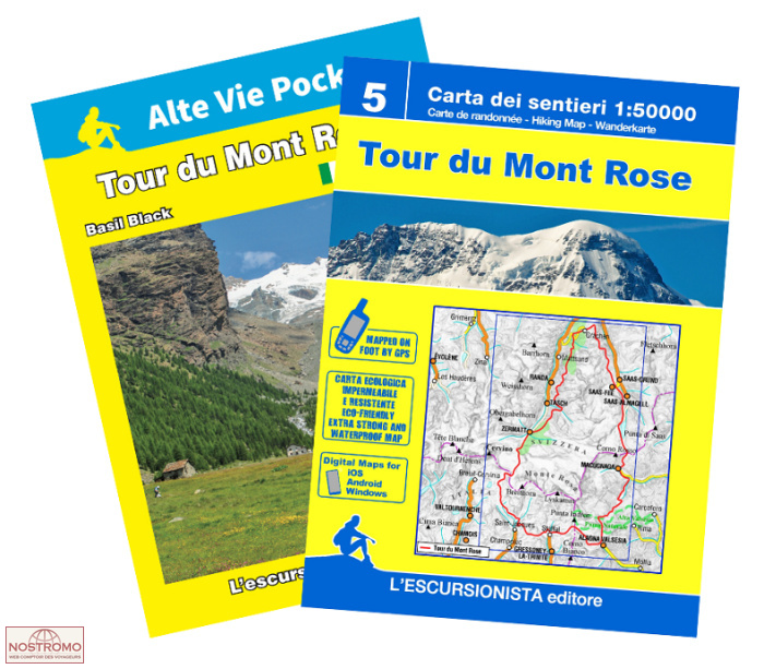TOUR  DU MONT ROSE | l'Escursionista hiking map
