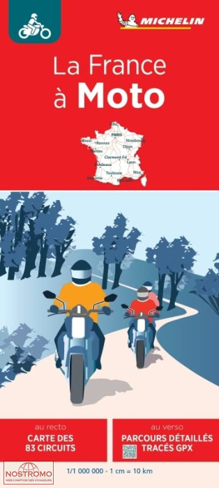 772 LA FRANCE À MOTO | carte routière Michelin