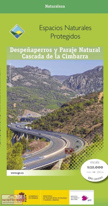 DESPEÑAPERROS Y PARAJE NATURAL CASCADA DE LA CIMBARRA | CNIG hiking map