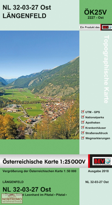 2227- OST LÄNGENFELD | BEV topographical map