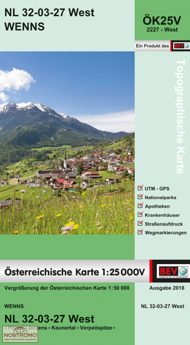 2227-WEST WENNS | BEV topographical map