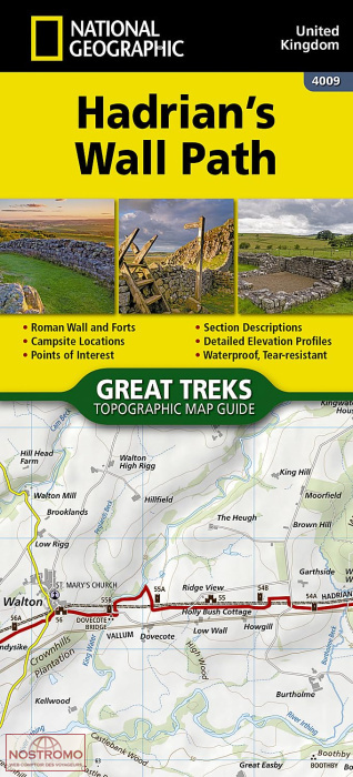 HADRIAN'S WALL PATH | cartoguide de randonnée National Geographic