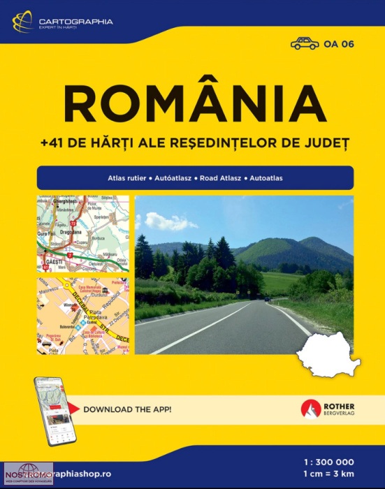 ROUMANIE | atlas routier Cartographia