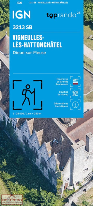 3213SB VIGNEULLES-LÈS-HATTONCHÂTEL | IGN hiking map