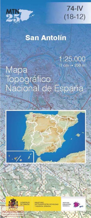 074-4 SAN ANTOLÍN | carte topographique CNIG