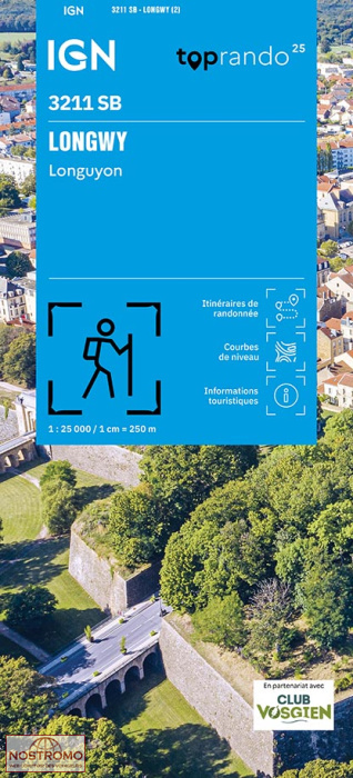 3211SB LONGWY | IGN hiking map