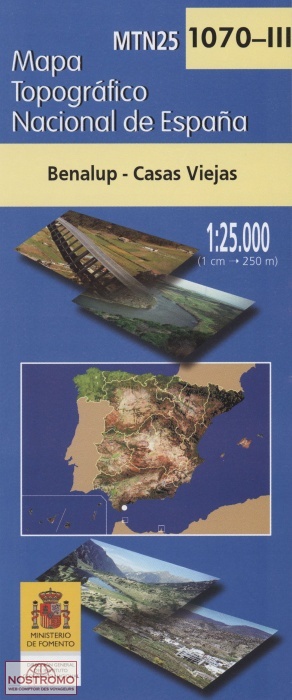 1070-3 BENALUP-CASAS VIEJAS | carte topographique CNIG