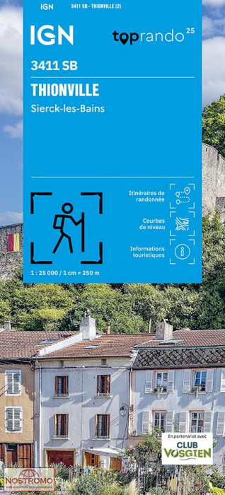 3411SB THIONVILLE | IGN hiking map