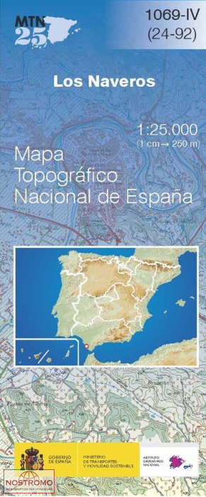 1069-4 LOS NAVEROS | carte topographique CNIG