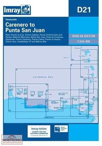 D21 CARENERO À PUNTA SAN JUAN | carte marine Imray