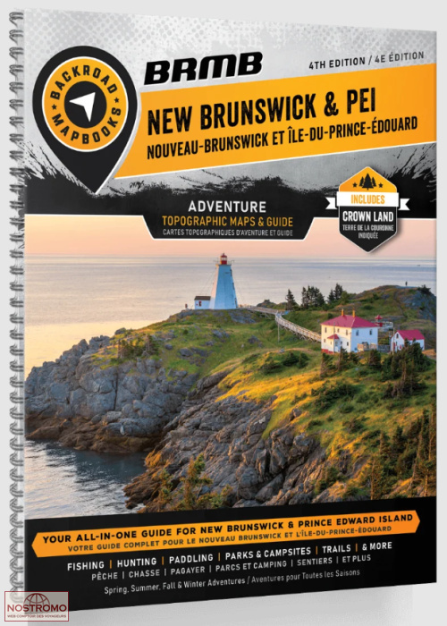 NEW BRUNSWICK & PRINCE EDWARD ISLAND | atlas touristique Backroad Maps