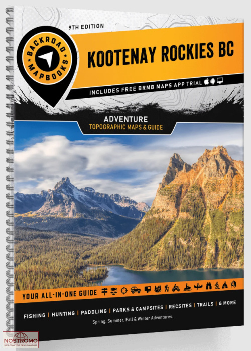 KOOTENAY ROCKIES BC | Backroad Maps travel atlas