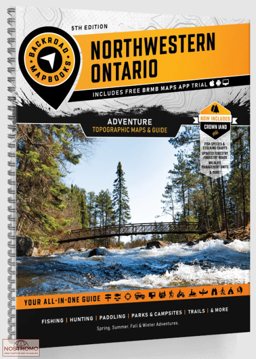 NORTHWESTERN ONTARIO | Backroad Maps travel atlas