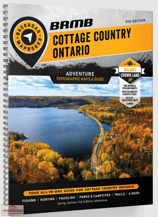COTTAGE COUNTRY ONTARIO | Backroad Maps travel atlas