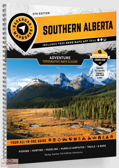 SOUTHERN ALBERTA | Backroad Maps travel atlas