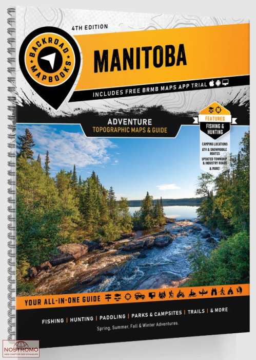 MANITOBA | Backroad Maps travel atlas