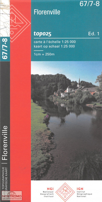 67/7-8 FLORENVILLE | carte topographique NGI/IGN