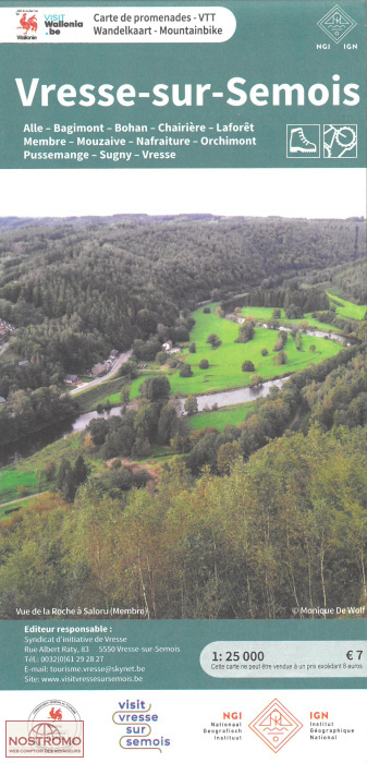 VRESSE-SUR-SEMOIS | NGI/IGN hiking map