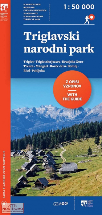 TRIGLAVSKI NARODNI PARK | PZS hiking map