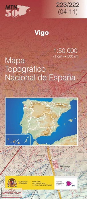 222/223 VIGO | CNIG topographical map