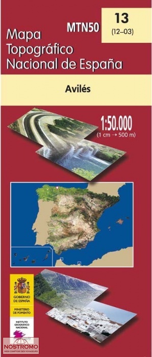 013 AVILÉS | carte topographique CNIG