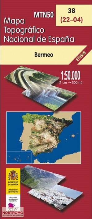 038 BERMEO | carte topographique CNIG