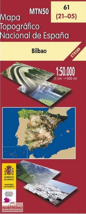 061 BILBAO | carte topographique CNIG
