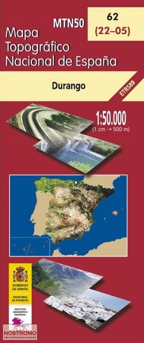 062 DURANGO | carte topographique CNIG