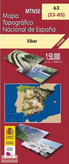 063 EIBAR | carte topographique CNIG