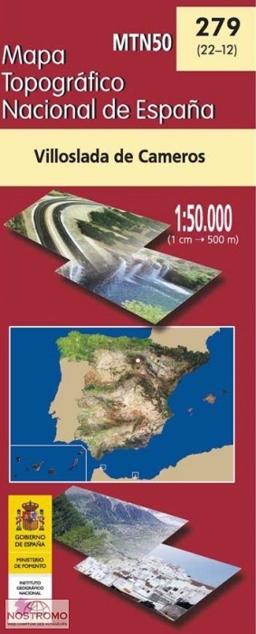 279 VILLOSLADA DE CAMEROS | carte topographique CNIG
