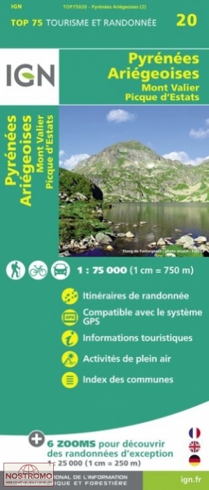 PYRÉNÉES ARIÉGEOISES 20 | IGN travel map