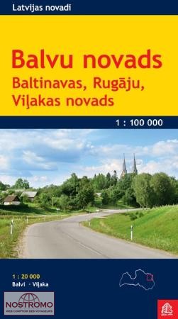 BALVU NOVADS - BALTINAVAS - RUGAJU | Jana Seta road map