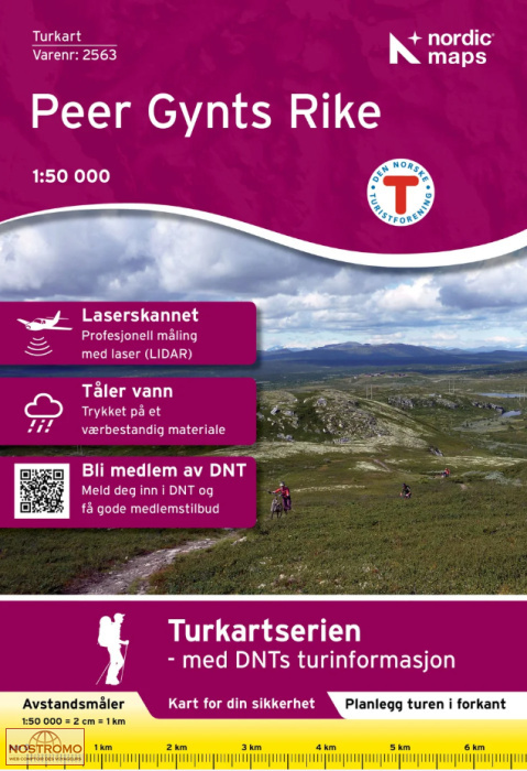 2563 PEER GYNTS RIKE | carte de randonnée Nordic Maps