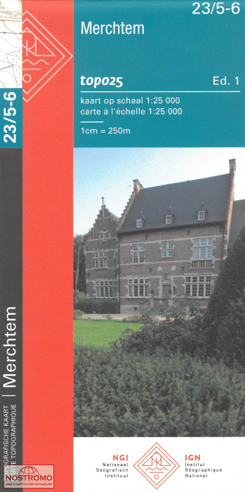 23/5-6 MERCHTEM | carte topographique NGI/IGN