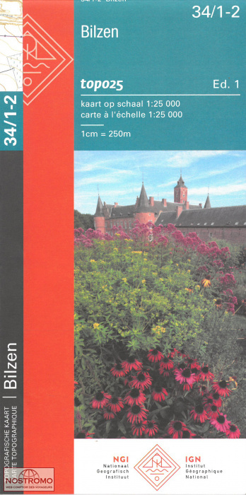 34/1-2 BILZEN | carte topographique NGI/IGN