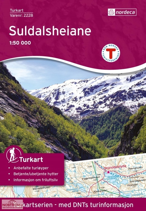 2228 SULDALSHEIANE | Nordeca hiking map