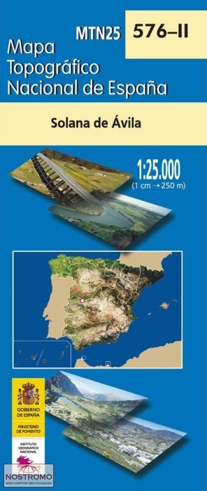 576-2 SOLANA DE ÁVILA | carte topographique CNIG